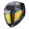 Motocyklová prilba SCORPION EXO-391 LEO BLACK/BLUE čierna modrá DARČEKY