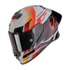 Prilba Scorpion EXO-R1 Evo II Air ADRENALINE Grey Red Orange Veľkosť: XXL (63-64 cm)