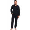 Pánske pyžamo Moraj PDM5400-003 Farba: Čierna, Veľkosť: 4XL