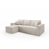 Signal Rozkladacia rohová sedacia súprava BASIC Ľavá Krémová