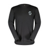 SCOTT Cyklistický dres s dlhým rukávom letný - TRAIL VERTIC LS - čierna M