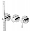 Sapho Sapho, VERSI podom. sprch./vaňová batéria, ručná sprcha, 2 výstupy, chróm, RV052
