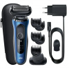 Braun Series 6 61-B1500s Planžetový holiaci strojček Zastrihávač Modrá (4210201433026)