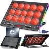 AABCOOLING SPATIUM CHLADIACA PODLOŽKA PRE NOTEBOOK, PODLOŽKA RGB, 15 VENTILÁTOROV