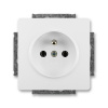 Zásuvka jednonásobná, 5518G-A02349 B1, ABB, Swing®, Swing®L, jasně bílá (ABB, Swing®, Swing®L, jasně bílá)