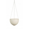 Obal na kvetináč - Krémový obal na kvetináč závesný 845 Scheurich 22 Creme (Krémový zavesený kryt pre 845 Scheurich 22 Creme Pot)