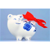 Cibulák – Prasiatko 8,2 cm – originál cibuľový porcelán 1. akosť