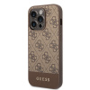 Guess 4G Stripe Zadný Kryt pre iPhone 14 Pro Max Brown 14528188