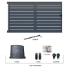 AL-BR-SLI-2-SETKEY - Posuvná hliníková brána 4000 x 1803 mm s pohonom TU4324KSD