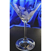 LsG-Crystal Skleničky na Martini/ koktejly ručně broušené dekor Víno dárkové balení satén Cindy-943 280 ml 2 Ks.