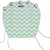 Dooky Reversible Slnečná clona Varianta: mint/grey chevron