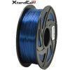 XtendLAN PLA filament 1,75mm priehľadný modrý 1kg