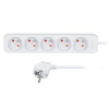 Solight prodlužovací přívod, 5 zásuvek, bílý, 5m - PP43