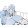 6-dielna výhod. súprava pre bábätko s darčekom,135 x 100, modrá