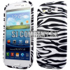 Silikónový obal Samsung Galaxy S III – Zebra