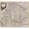 ROBERT DE VAUGONDY (1688-1766): Mapa Uhorsko. Kolorovaná medirytina. Paríž, 1751. Druh potlače: Plagát rozmer 100x90 (papier posterový, 200g, satinovaný) - Reprodukcia dekoračnej historickej mapy na s
