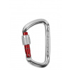 Karabína Climbing Technology/SKYLOTEC D-Shape CF SG - silver/red