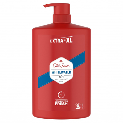 Old Spice Whitewater Sprchový gél a šampón pre mužov 1000ml, 3v1