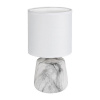 Stolná lampa Rabalux 74067 Nalisa E14 1x 40W biela,mramorový efekt