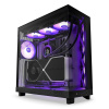 NZXT case H6 Flow RGB / 3x120 mm fan / tempered glass / mesh panel / black CC-H61FB-R1