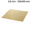 Mosadz plech 100x100x0,8mm