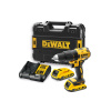 DEWALT Aku skrutkovač 18 V (2 x 2,0 Ah batéria + nabíjačka + TSTAK) DCD777D2T