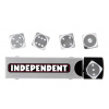 hracie kocky INDEPENDENT BAR LOGO DICE SET SILVER