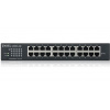 Zyxel GS1915-24E, 24-port GbE Smart hybrid mode Switch, standalone or NebulaFlex Cloud, rackmount, fanless GS1915-24E-EU0101F