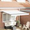 Automatická zaťahovacia markíza Biela 300 x 250 cm, náhradný materiál pre markízy