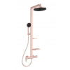 Ideal Standard - Sprchový set s batériou, priemer 26 cm, 2 prúdy, rosé BD584ROROZ1