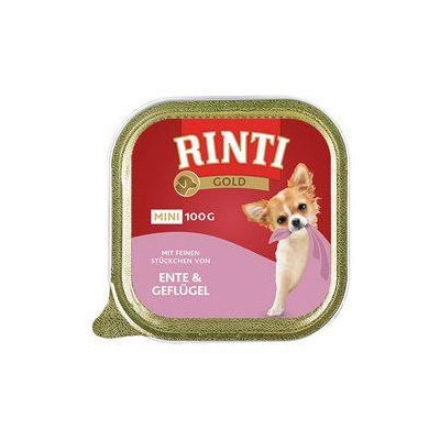 Rinti Dog Gold Mini vanička kačica + hydina 100g