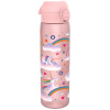 Fľaša na vodu pre deti BPA Free dúha jednorožec ružová 0,5 l
