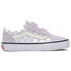 VANS Old Skool V COLOR THEORY CHECKERBOARD KIDS Lilac Mist - 28