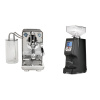 ECM Puristika PID, anthracite + Eureka Atom 60, black