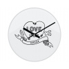 Hodiny sklenené Love you forever