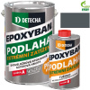 DETECHA® EPOXYBAN® epoxidový nátěr na podlahy Barva (odstín): RAL 7011 - ocelová šedá, Velikost balení: 20 kg, Stupeň lesku: lesk