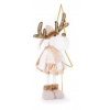 Dekorácia MagicHome Vianoce, Sobia laň, 50 cm