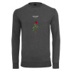 Lost Youth Rose Crewneck - charcoal L