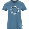 Fjällräven Fjällblomster Fox T-shirt W, Veľkosť L, Farba DAWN BLUE