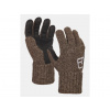 ORTOVOX Rukavice CLASSIC WOOL GLOVE LEATHER black sheep - hnedé Veľkosť: XL