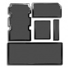 DEMCiFlex Corsair Obsidian 750D Filter Kit 5pcs - Black DF0483