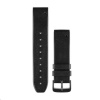 Garmin řemínek pro Approach S60/fenix5/Quatix5/Forerunner 935 - QuickFit 22, kožený, černý 010-12500-02