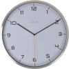 NEXTIME Dizajnové nástenné hodiny 3080wi Nextime Company number 35cm