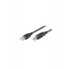 PremiumCord Kábel USB 2.0, A-B, 3m, čierny (KU2AB3BK)