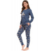 Dámske pyžamo Doctor Nap PM.4340 Farba: Modrá - tmavo, Veľkosť: L