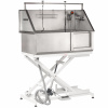Blovi Stainless Steel Lift Bath - oceľová ošetrujúca vaňa s elektrickým zdvihom a posuvnými dverami