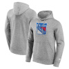 Fanatics Pánská mikina New York Rangers NHL Primary Logo Graphic Hoodie Sport Gray Heather Veľkosť: S