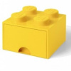 LEGO® úložný box s šuplíkem 25 x 25 x 18 cm žlutá