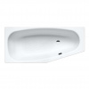 Kaldewei Asymetrická vaňa Mini pravá 830, 1570x 75/50 cm, celoplošný antislip, Perl-Effekt, biela 224634013001