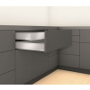 BLUM K-BLUM Legrabox, zásuvka M 400mm/40kg, Tip-on, šedá, skrutka